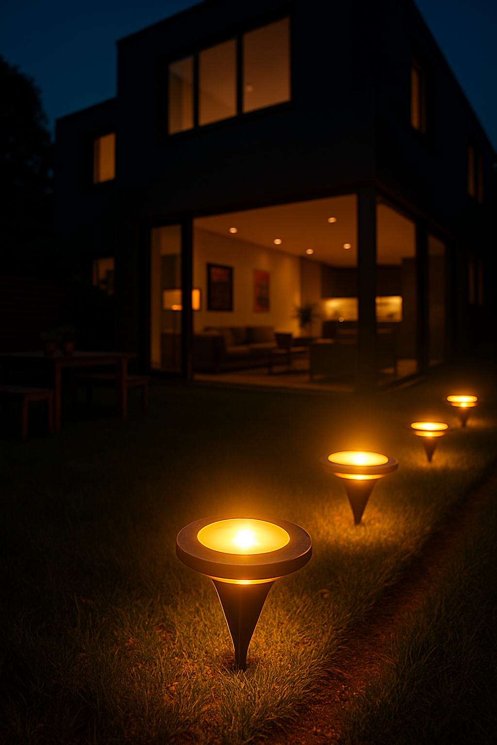 LEDs Solar Light Outdoor Garden Decking