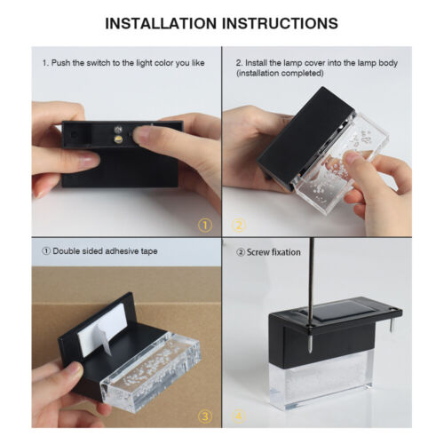 Outdoor Deck Lights Solar Color