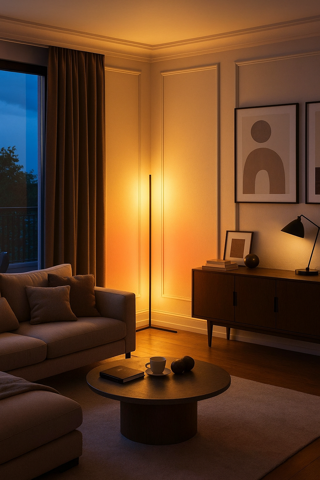 Corner Floor Lamp
