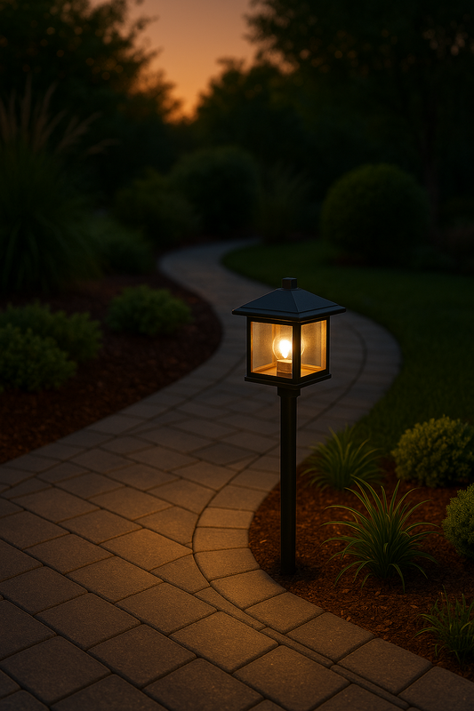 Bronze Gold Solar LED Light Set