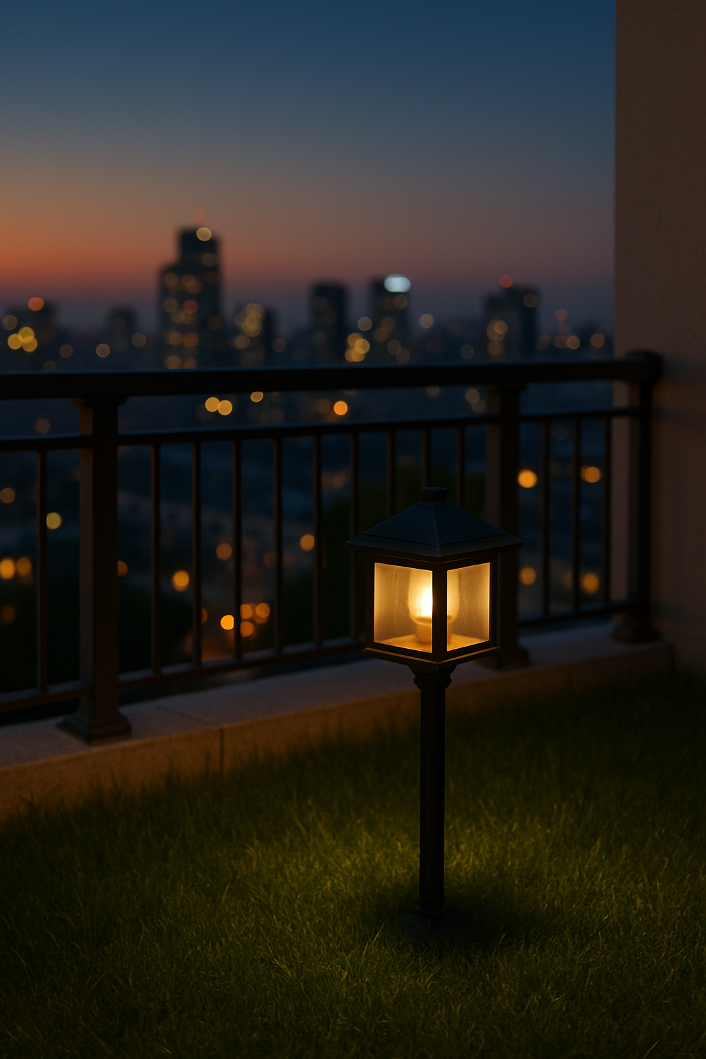 Bronze Gold Solar LED Light Set