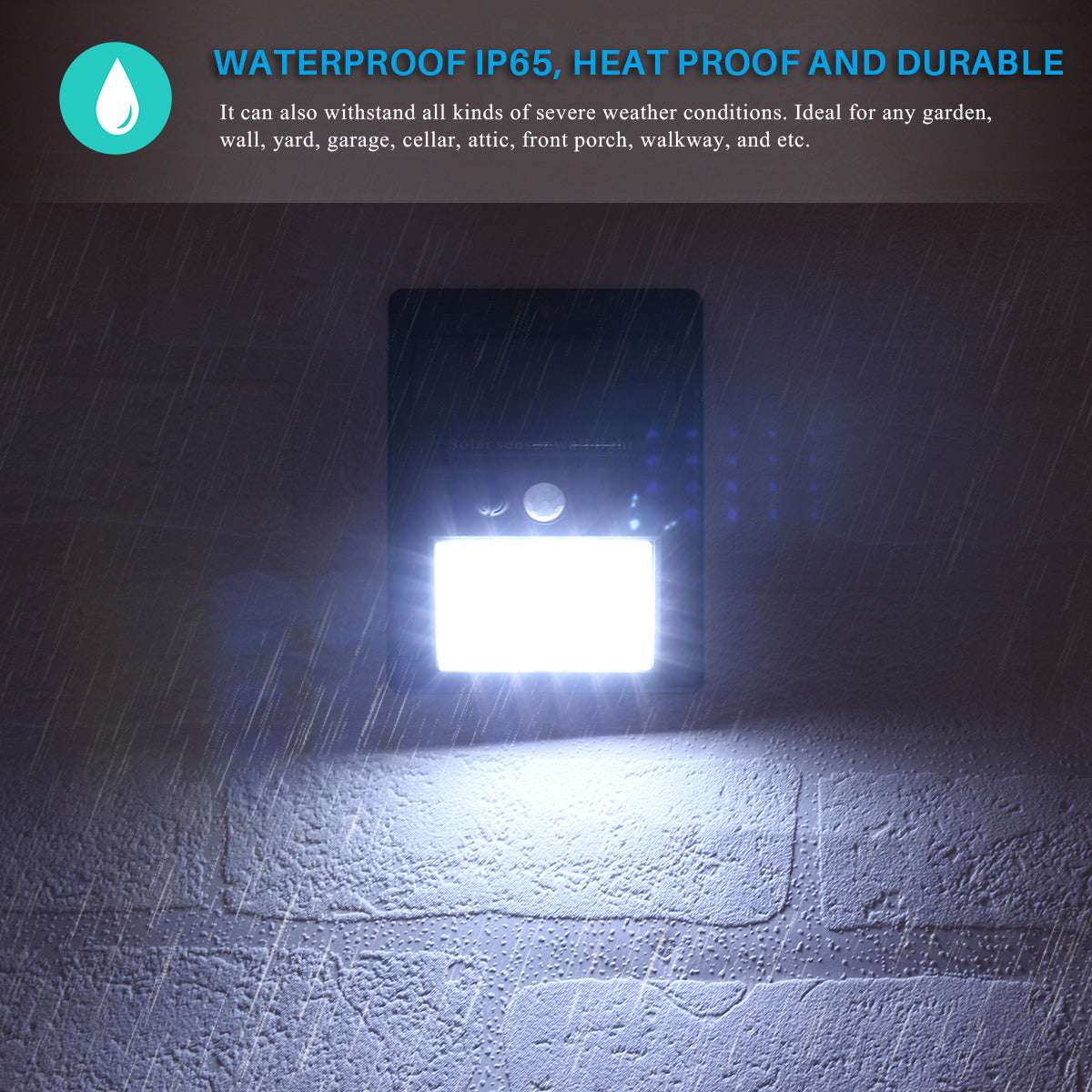 Solar Motion Sensor Wall Light